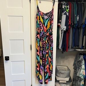 City Chic Multicolor Tropical Jumpsuit